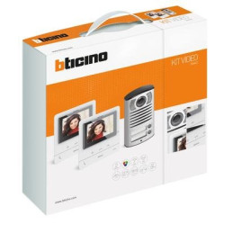 LEGRAND domovní video telefon bticino, sada pro 2 byty - 2x CL100 BAS + Linea 2000 video