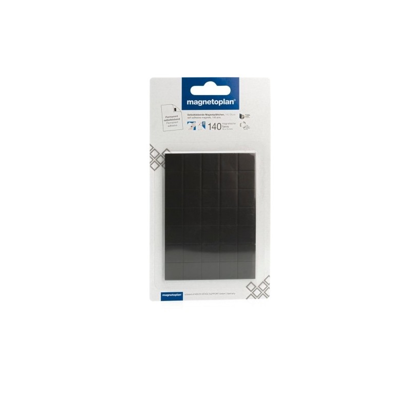 Magnetoplan Takkis self-adhesive magnets 15 x 15 mm (140pcs)