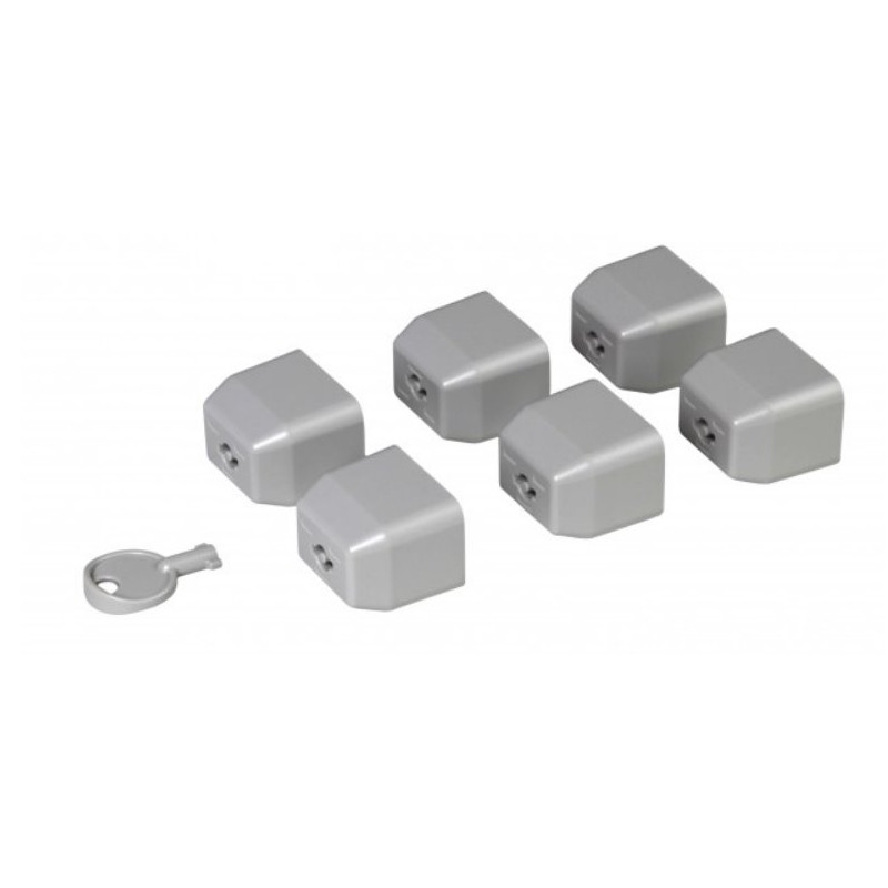 LEGRAND záslepky pro zásuvky C19 + 1 klíč - sada 6ks