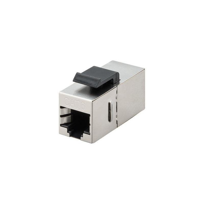 DIGITUS CAT 6 Modular Coupler, shieldedRJ45 to RJ45 For panel connection