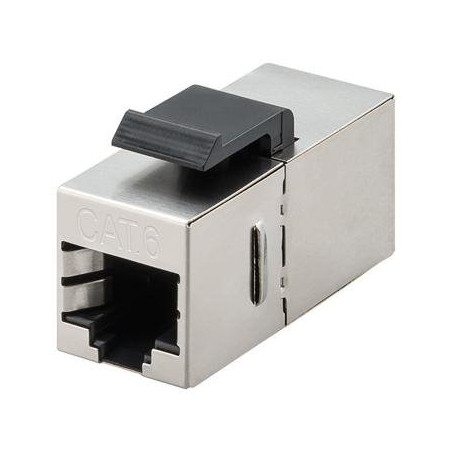 DIGITUS CAT 6 Modular Coupler, shieldedRJ45 to RJ45 For panel connection