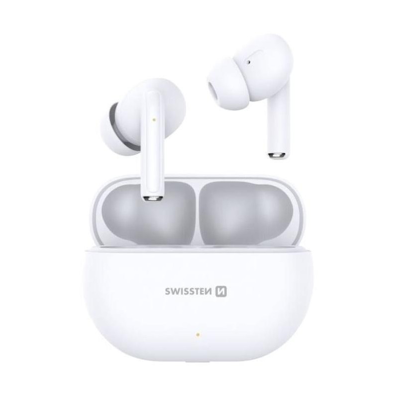 Swissten bluetooth tws sluchátka pro tune bílá