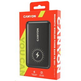 CANYON Power Bank PB-1001B PD&QC3.0,10 000mAh,černá
