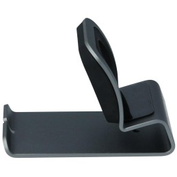 Swissten hliníkový stojánek pro apple watch šedý