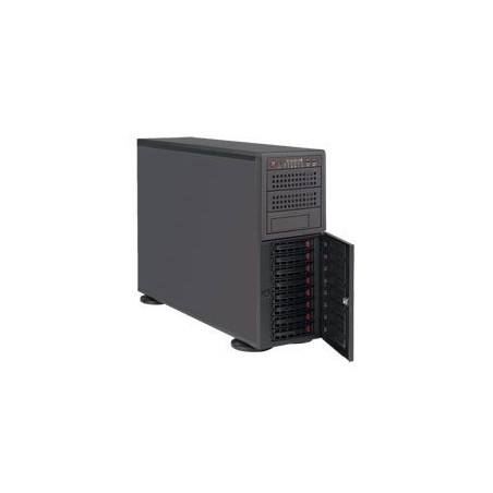 SUPERMICRO Tower/4U WS 2x LGA4189, iC621A, 16x DDR4, 8x HS (3,5"), 2x1200W (titanium), 2x10GbE, IPMI