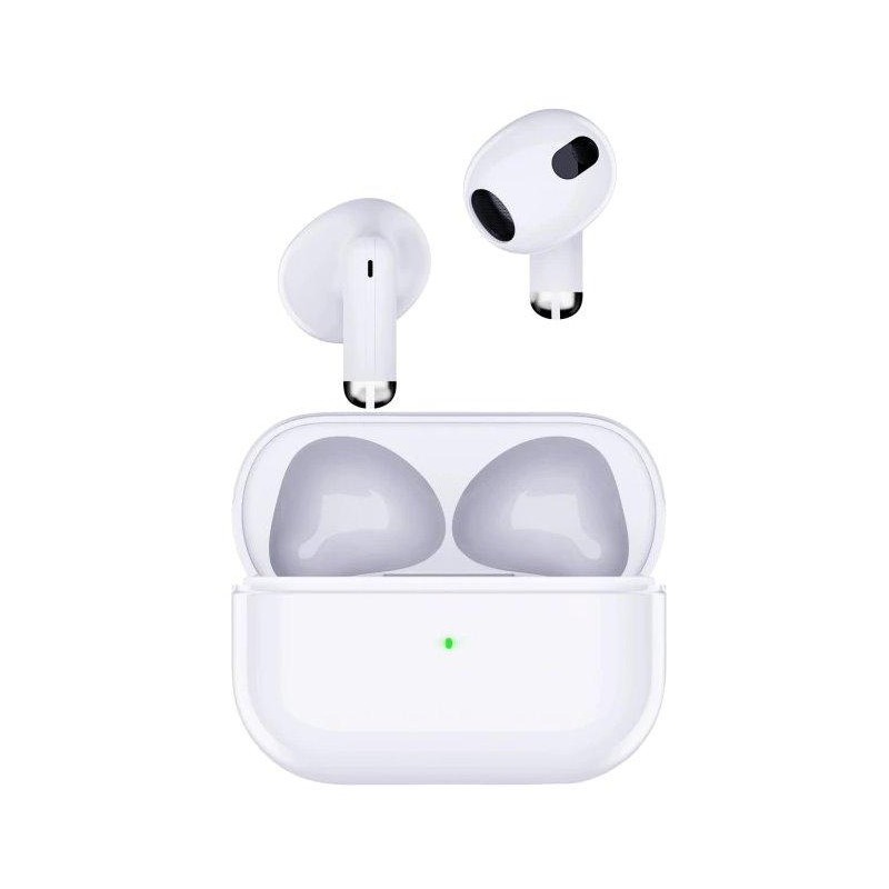 Swissten bluetooth tws sluchátka minipods bílá