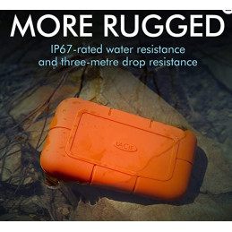 LaCie SSD Externí Rugged 2.5" 4TB - USB 3.1 Gen 2 Type C, Oranžová