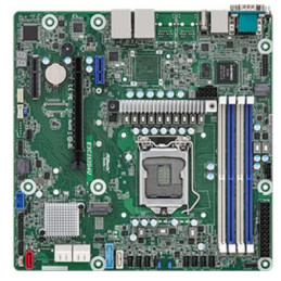 ASRock Rack E3C252D4U - LGA1200, Intel C252, 4xDDR4 ECC/nonECC UDIMM, 6x SATA, 1xM.2, 3x PCIe, 2x1GB Lan, IPMI