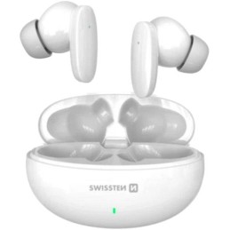 Swissten bluetooth TWS sluchátka Sonic - bílá