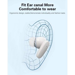 Swissten bluetooth TWS sluchátka Sonic - bílá