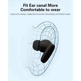 Swissten bluetooth TWS sluchátka Sonic - černá