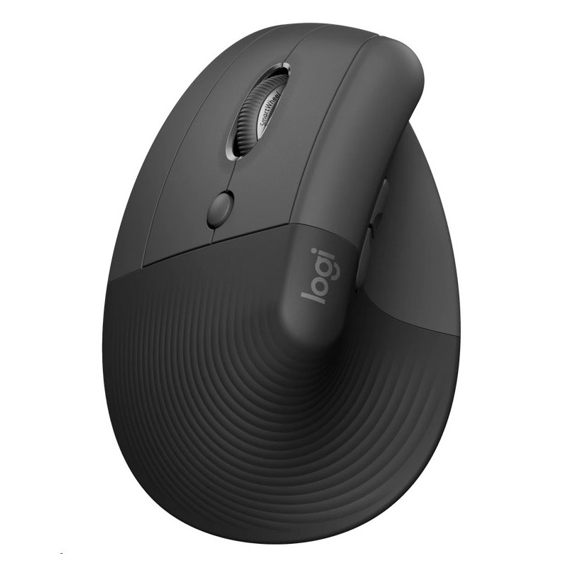 Logitech Lift Left Vertical Ergonomic Mouse - GRAPHITE / BLACK - EMEA