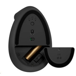 Logitech Lift Left Vertical Ergonomic Mouse - GRAPHITE / BLACK - EMEA