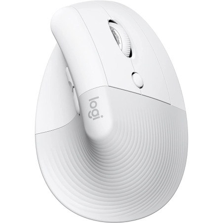 Logitech Lift Vertical Ergonomic Mouse - OFF-WHITE/PALE GREY - EMEA