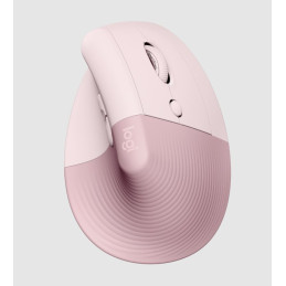 Logitech Lift Vertical Ergonomic Mouse - ROSE/DARK ROSE - EMEA