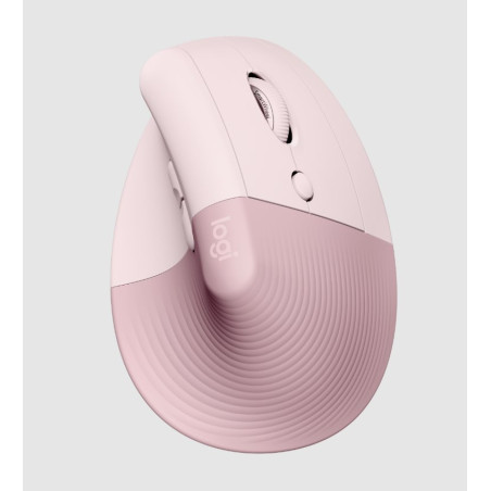 Logitech Lift Vertical Ergonomic Mouse - ROSE/DARK ROSE - EMEA