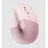 Logitech Lift Vertical Ergonomic Mouse - ROSE/DARK ROSE - EMEA