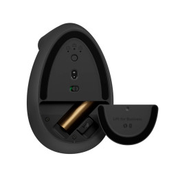 Logitech Lift Vertical Ergonomic Mouse for Business, Left - GRAPHITE/BLACK - EMEA