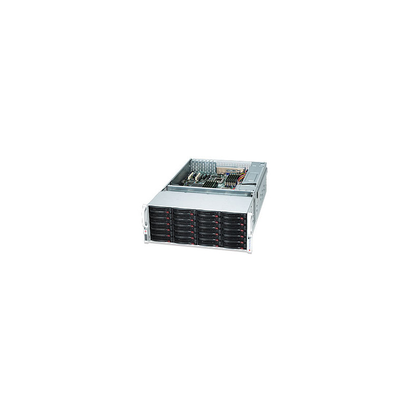SUPERMICRO 4U chassis 36x 3,5" HS SAS3 (24x Front + 12x Rear), 2x1200W(tit.)