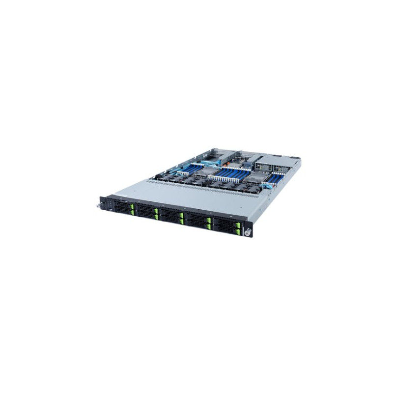 Gigabyte server R182-NA1 2x 4189, 32x DDR4 DIMM, 10xU.3/SATA, 2x 1GbE i350, OCP3+OCP2, IPMI, 2x 1300W plat