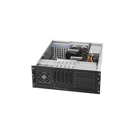 SUPERMICRO 4U 5x 3,5" HS SAS/SATA, 3x 5,25", 668W (80PLUS Platinum)