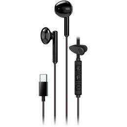 GENIUS headset HS-M366 Black/ černý/ USB-C/ 360° rotační klip
