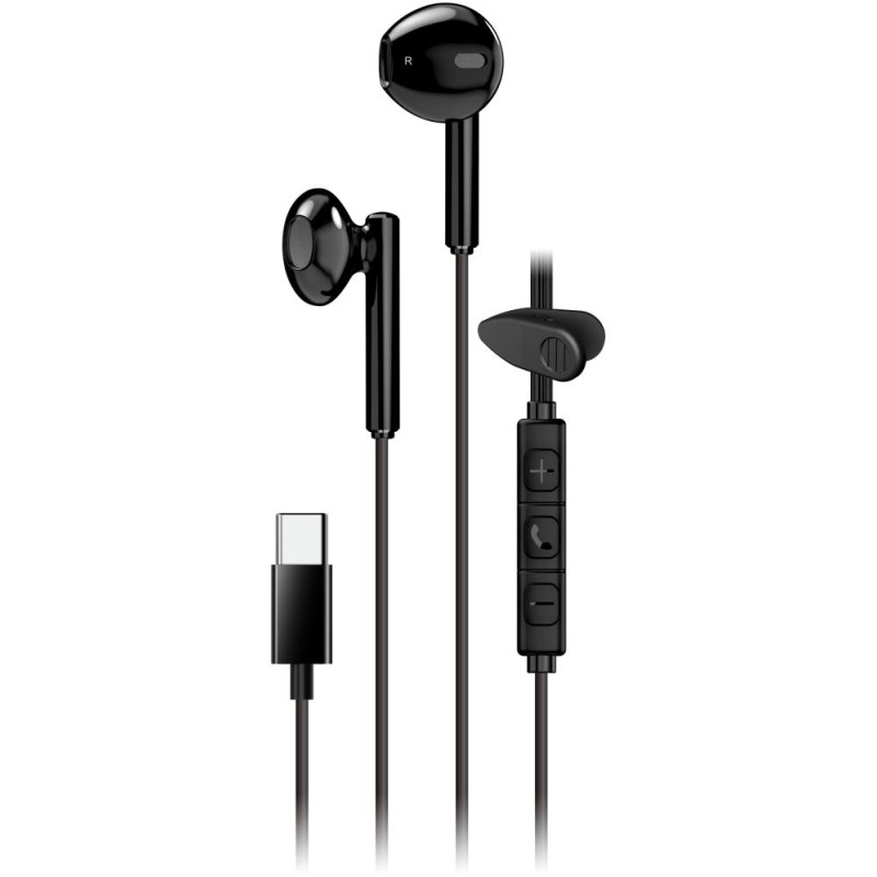 GENIUS headset HS-M366 Black/ černý/ USB-C/ 360° rotační klip