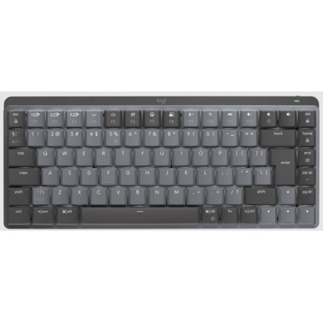 Logitech MX Mechanical Mini Minimalist Wireless Illuminated Keyboard  - GRAPHITE - US INT'L - 2.4GHZ/BT - CLICKY