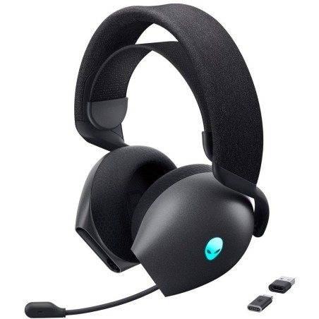 DELL bezdrátová náhlavní souprava  AW725H/ Wireless gaming Tri - mode Headset/ sluchátka + mikrofon/ černá