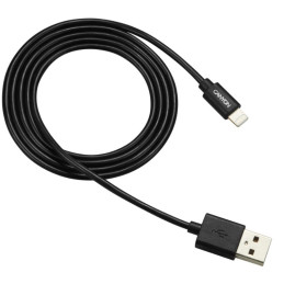 CANYON nabíjecí kabel Lightning MFI-1, kompaktní, Apple certifikát, délka 1m, černá