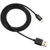CANYON nabíjecí kabel Lightning MFI-1, kompaktní, Apple certifikát, délka 1m, černá