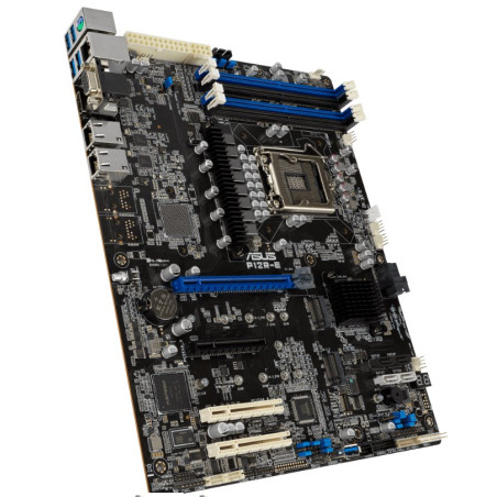 ASUS P12R-E/LGA-1200, C256, ATX, 4DIMM, 1*PCIe x16 slot, 3*PCIe x8 slots, 2*M2, 2 x Intel® I210AT + 1 x Mgmt LAN