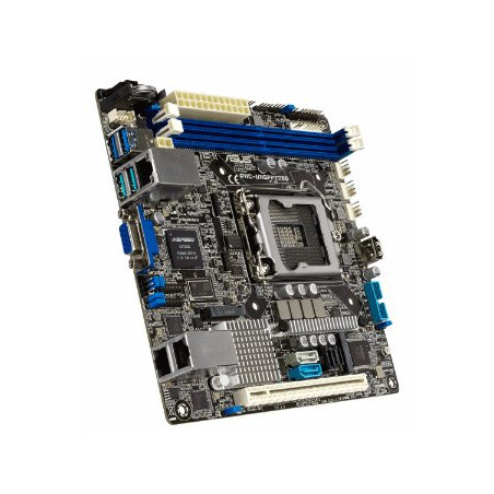ASUS Intel® Xeon® E-21XXX (95W), C242, 4DIMM, 2 Intel i210AT+1Mgt LAN, 6 SATA, 1 M.2(2280), 1 PCIe x16, 2 U3.1, mini-ITX