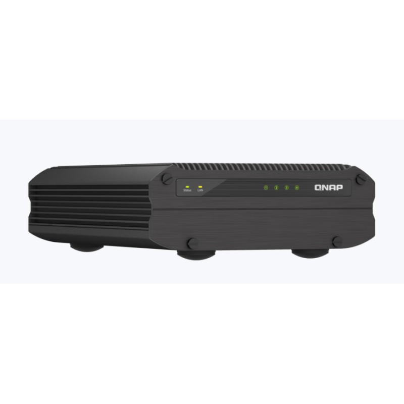 QNAP TS-i410X-8G 10GbE desktop NAS, Intel® Atom® x6425E 4-core, burst up to 3.0 GHz