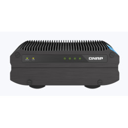 QNAP TS-i410X-8G 10GbE desktop NAS, Intel® Atom® x6425E 4-core, burst up to 3.0 GHz