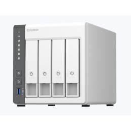 QNAP TS-433-4G (2.0GHz / 4GB RAM / 4x 3.5-inch SATA / 1x 2.5 GbE / 1x USB 3.2 / 2x USB 2.0)