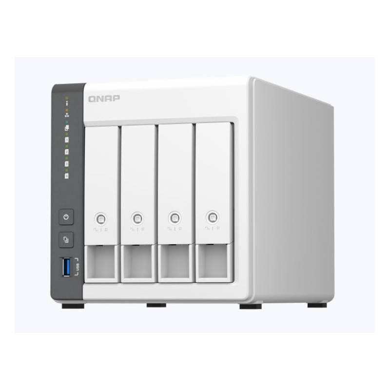 QNAP TS-433-4G (2.0GHz / 4GB RAM / 4x 3.5-inch SATA / 1x 2.5 GbE / 1x USB 3.2 / 2x USB 2.0)