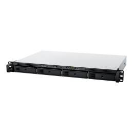 Synology RackStation RS422+ 4-bay NAS, rack 1U, CPU DC AMD Ryzen R1600 64bit, RAM 2GB, 1x USB 3.2, 2x GLAN, 1x PCIe x2