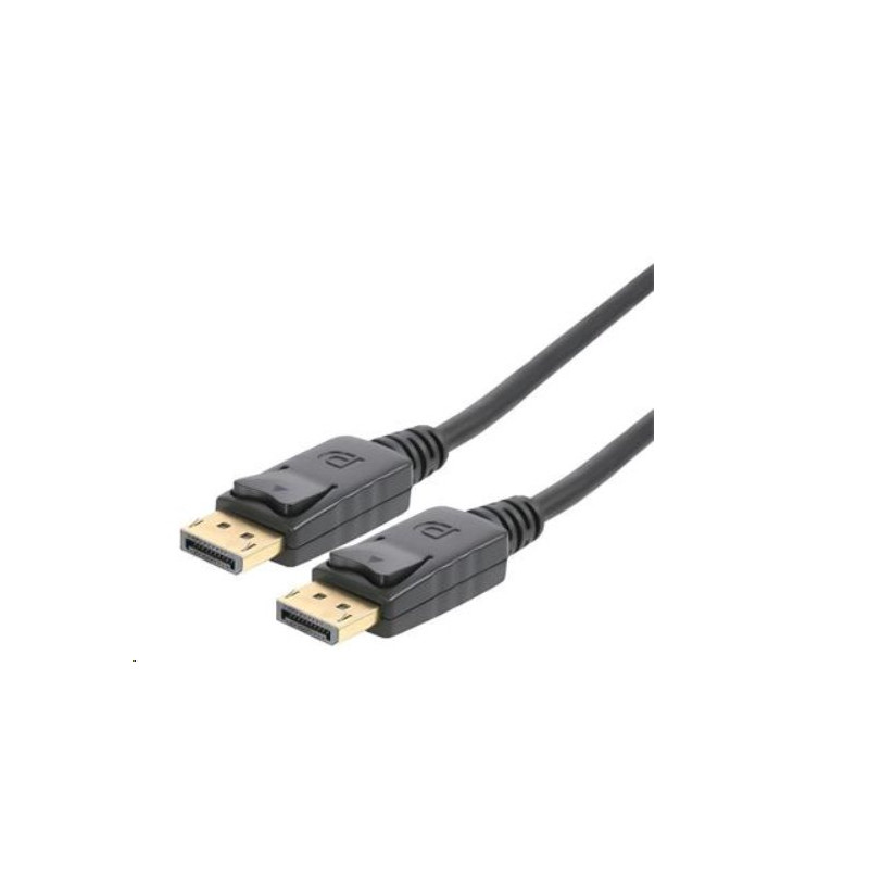 PremiumCord DisplayPort 2.0 přípojný kabel M/M, zlacené konektory, 2m