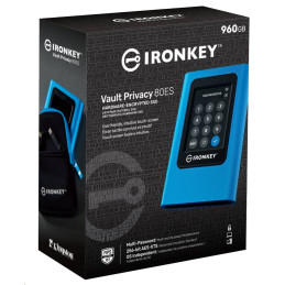 Kingston externí encrypted SSD 960GB IronKey Vault Privacy 80 XTS-AES