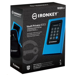 Kingston externí encrypted SSD 1920GB IronKey Vault Privacy 80 XTS-AES