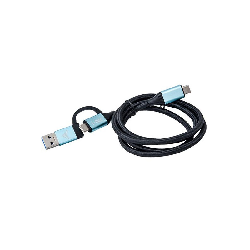 i-tec USB-C Cable to USB-C with Integrated USB 3.0 Adapter