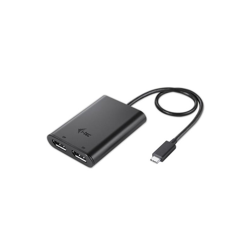 i-tec USB-C na Dual Display Port adaptér, 2x Display Port 4K