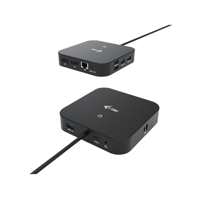 i-tec USB-C Dual Display Docking Station with Power Delivery 100 W