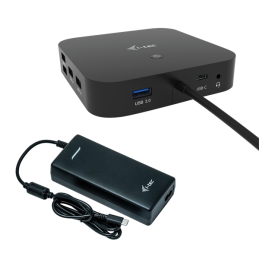 i-tec USB-C HDMI DP Docking Station with Power Delivery 100 W + i-tec Universal Charger 112W