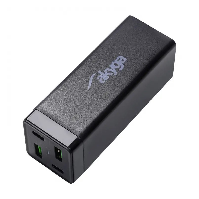 Akyga USB nabíječka 2x USB-A + 2x USB-C PD 5-20 V / max 3.25A 65W Quick Charge 4+