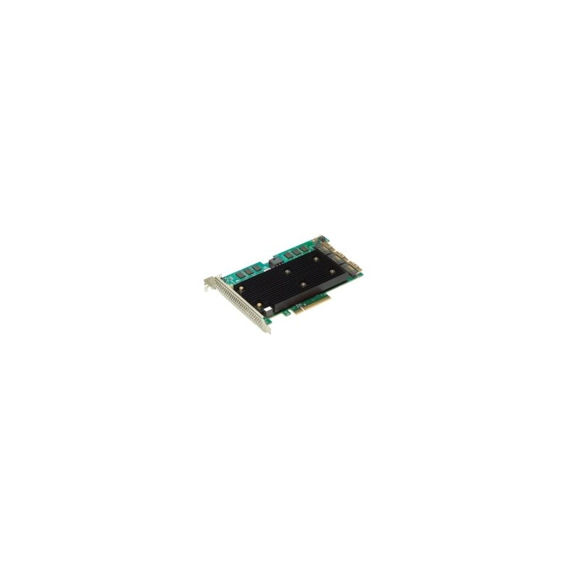 Broadcom MegaRAID 9670-24i, 8GB, 24Gb/s, NVMe/SAS/SATA, 3x SFF-8654 x8, RAID 0-60, PCIe 4.0 x8, SAS4124 ROC