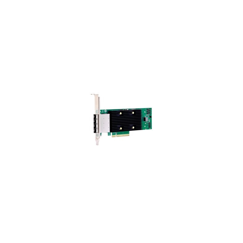 Broadcom eHBA 9600-16e, 24Gb/s, NVMe/SAS/SATA, 4x SFF-8644 x4, PCIe 4.0 x8, SAS4016 IOC