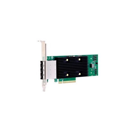 Broadcom eHBA 9600-16e, 24Gb/s, NVMe/SAS/SATA, 4x SFF-8644 x4, PCIe 4.0 x8, SAS4016 IOC