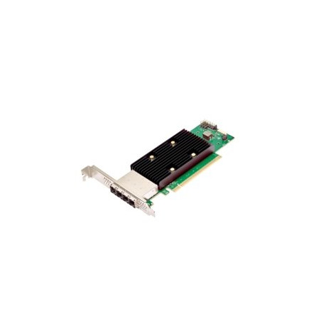 Broadcom eHBA 9600W-16e, 24Gb/s, NVMe/SAS/SATA, 4x SFF-8644 x4, PCIe 4.0 x16, SAS4016W IOC